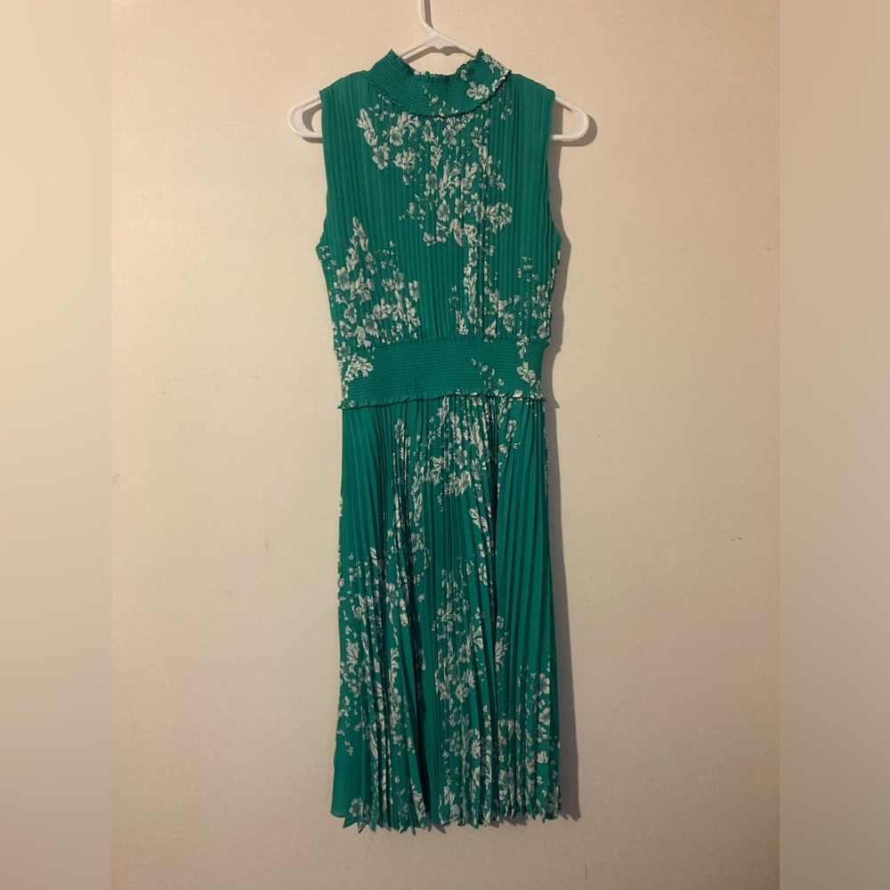 Nanette High Neck Knee Length Dress.